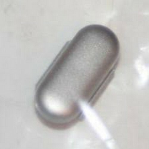 Bouton gris 19x8 - , lave
