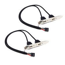 2 Pack Motherboard 9Pin USB to