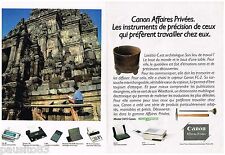 ADVERTISING 095 1991 CANON minitel printer copier (2d) WORDTANK