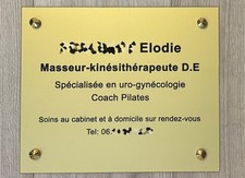 Plaque professionnelle