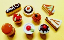 * FEVES  TOUT CHOCOLAT série complète ..ref. G06    GATEAU  PATISSERIE ECLAIR