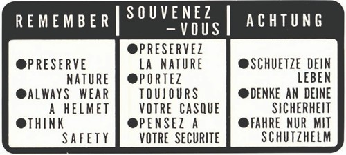 Sticker pour honda 125xl - pour,
