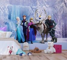 Disney Frozen wallpaper mural in giant size 360x270cm blue photo wall Elsa Anna