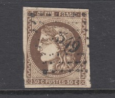 France Sc 46 used. 1870-71 30c