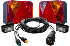 Kit de feux arrière de remorque de voiture DPT 35 avec 13 pôles. Faisceau...