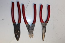 SNAP-ON TOOLS COMBI SPLIT-JOINT, NEEDLE NOSE PLIERS & DIAGONAL CUTTER SET 3pc US