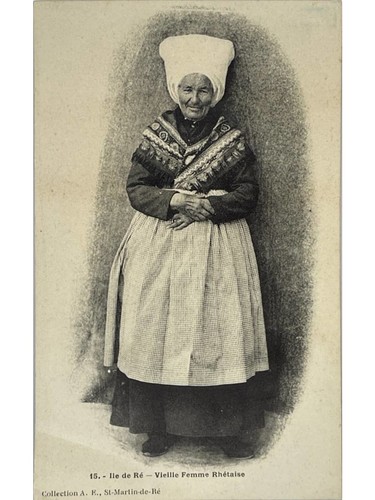 île ré vieille femme - –,