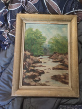 tableau ancien huile sur toile