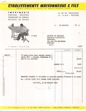 1963 imprimerie papeterie - 1963,