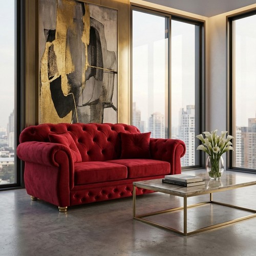 Divan lit chesterfield - divan-lit,