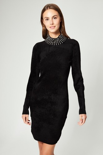 Robe guess noir - robe, argentée