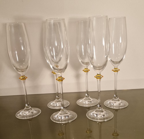 Set verres flutes à - set, 6