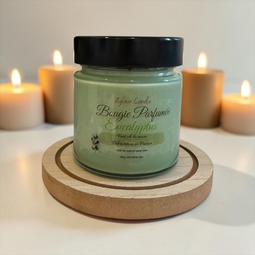 Bougie artisanal eucalyptus - bougie,