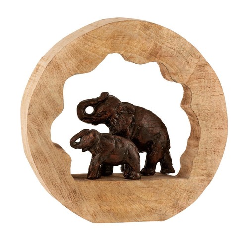 éléphant avec enfant déco - avec,