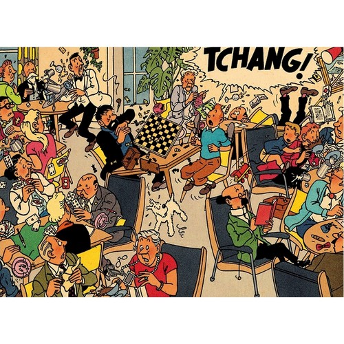 Carte postale tintin - carte,