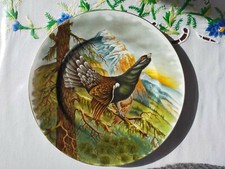 Assiette de la faiencerie de Lazeyras " le coq de bruyère"