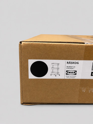 Chariot ikea råskog - ikea, noir