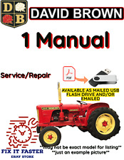 DAVID BROWN CASE 1390 TRACTOR SERVICE REPAIR SHOP MANUAL PDF ON USB