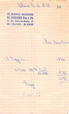 1968 LE BUREAU MODERNE ETS FURNNIER PERE ET FILS A VALENCE 50-1292