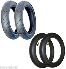 2 Pneus Poussette Mura et 2 Chambres à Air - Pneus Maxi Cosi - Bébé Confort