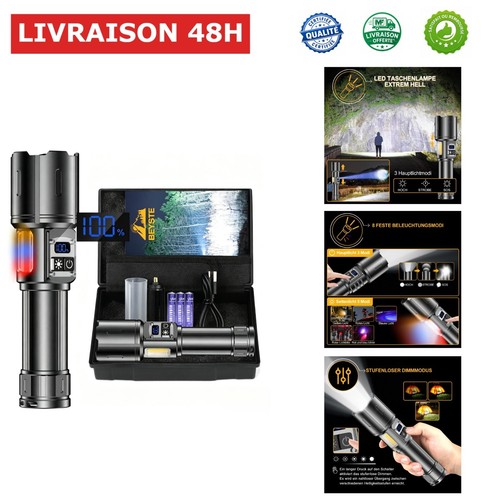 Lampe torche led ultra - torche,