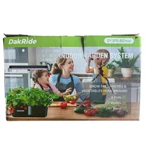 DakRide Hydroponics Growing System 8 Pods Indoor Herb Garden LED Grow