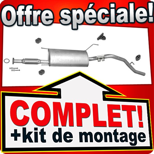 Silencieux arriere pour - silencieux,