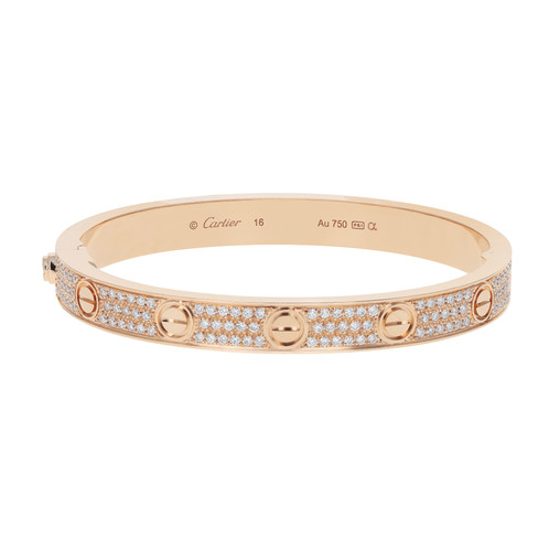Cartier love 18k rose gold - 18k,