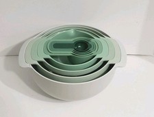 Joseph Joseph Nest 9 Pc Food Preparation & Measuring Set Sage - CRACKED