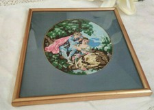 Cadre tapisserie canevas