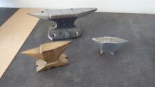 3 Enclumes de bijoutier anciennes metal joli lot