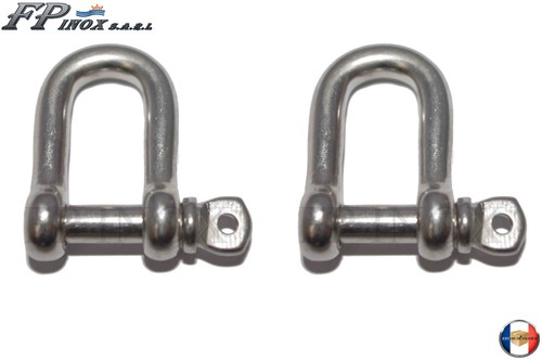 Manille droite 8mm libre lot - 8mm, (