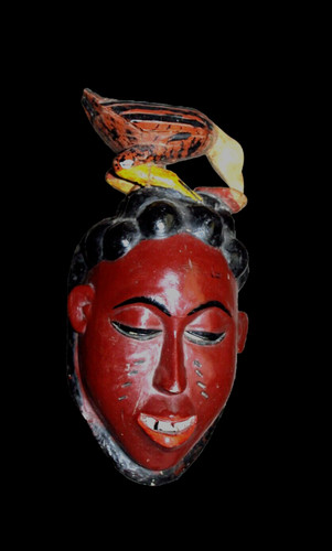 Gouro Zaouli Bird Mask -