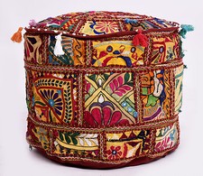 Pouf Ottomane Rond Pouf Indien