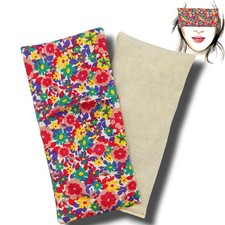 Coussin de Yoga pour Les Yeux - Oreillers pour Les Yeux Fleurs - Bleu | 1 Rem...