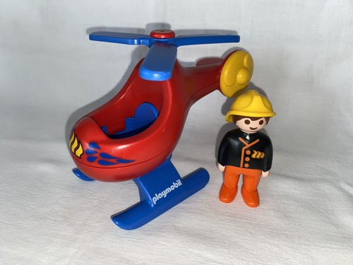 Playmobil 3 hélicoptère - 1.2.3,