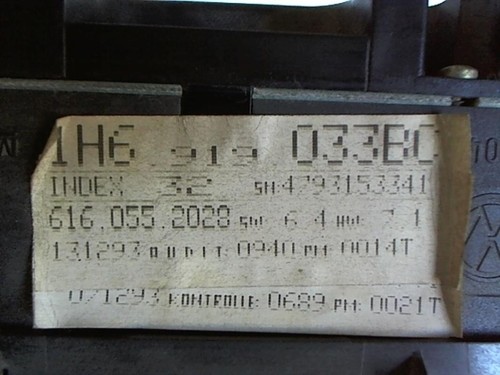 Compteur volkswagen golf - golf, 3