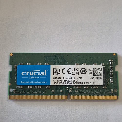 Crucial ram 8go ddr4 3200 - 8go, ddr4-3200