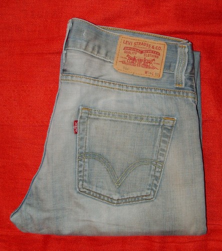 Jean levi 506 droit bleu - jean,