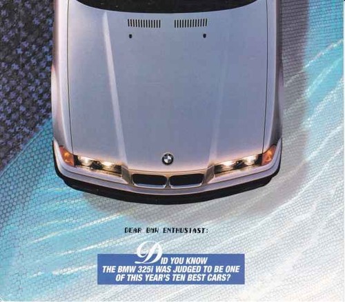 Catalogue brochure bmw - 325, i