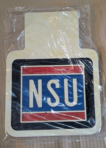 Pair mud flaps new - nsu, white