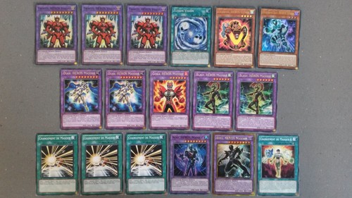 Lot de cartes héros - de,