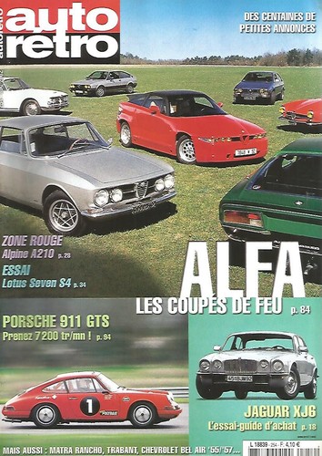 Auto retro 254 alfa - auto, n°254