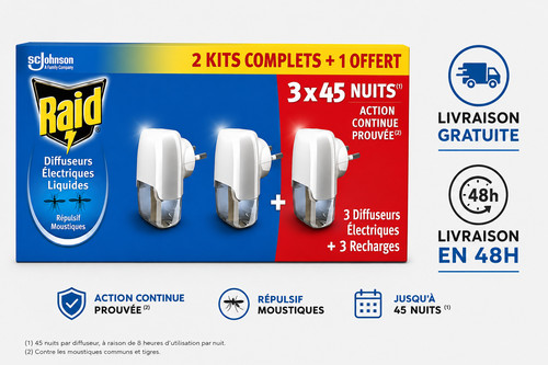 Raid diffuseur electrique - raid,
