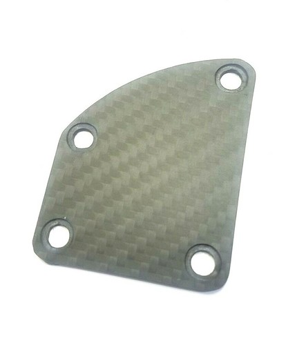 Carbon fiber matte neckplate - matte,