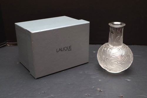 Lalique crystal plumes bud - lalique,
