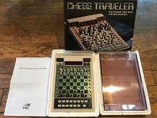 ♟♟♟RARE Scisys Traveler 1980 Electronic Chess COMPLETE With Manual & Box♟♟♟RARE