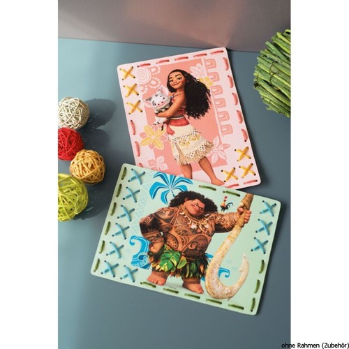 Cartes brodées vervaco disney - cartes,