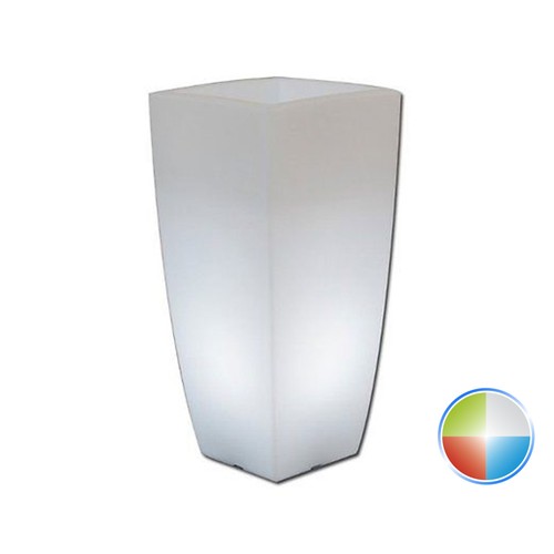 Grand pot fleurs lumineux - pot, de