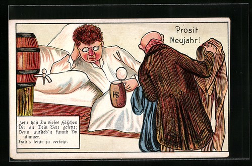 Carte postale homme avec